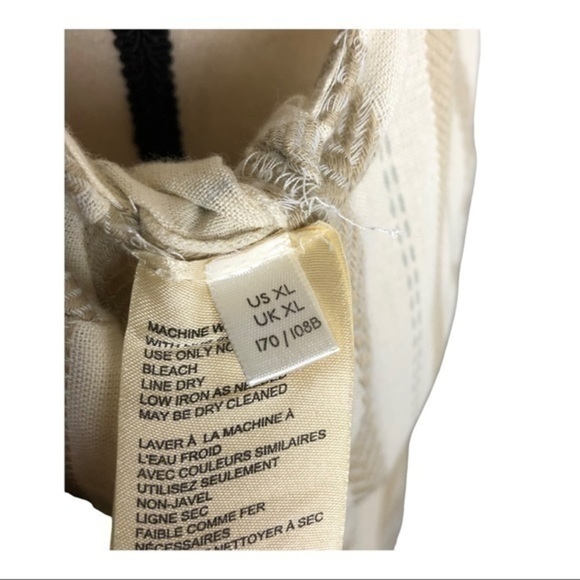 Anthropologie Boho Stripe Midi Tunic Dress Shirt Size XL - Picture 9 of 9